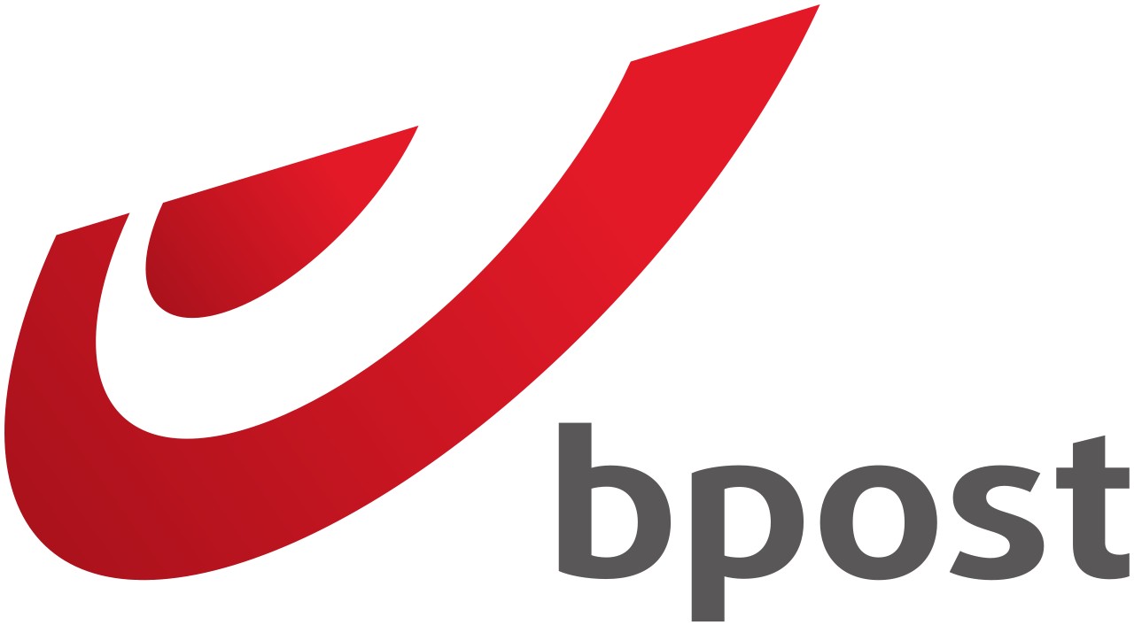 BE:bpost, NL:post-NL ,LU: post, DE: Post/DHL,FRcolissimo